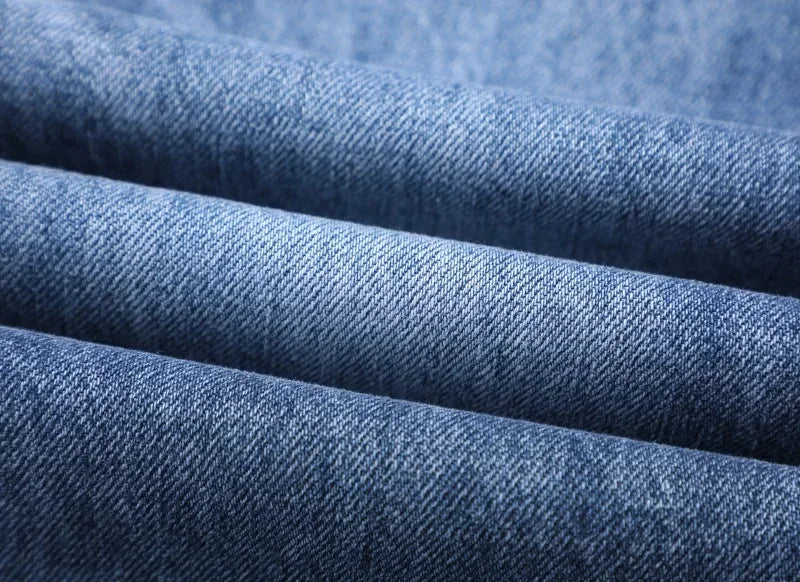 2026 Summer High Quality Brand Cloth Business Casual Men's Lightweight Straight Loose Jeans Classic Retro thin cotton trousers
