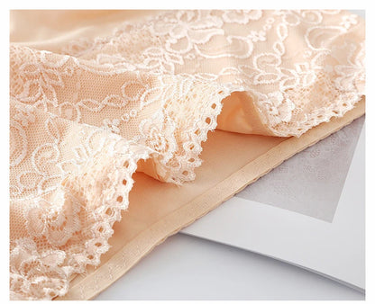 6pcs Women's Panties High Waist Underwear Large Size Fashion Girls Briefs Plus Size Breathable Lace Panty Female Lingerie