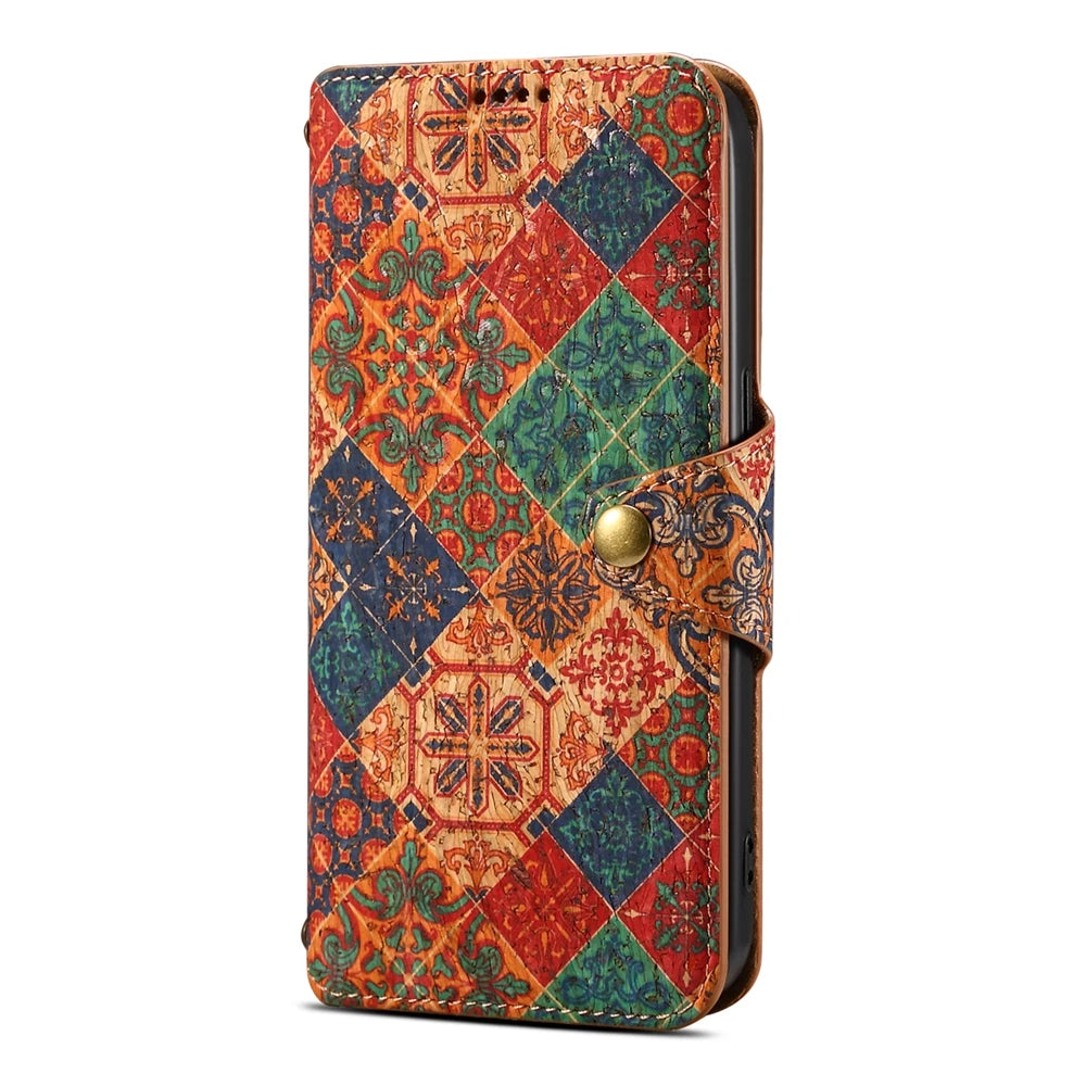 Wallet i Phone 15 Case for Coque iPhone 17 16 15 14 13 12 11 Pro Max 7 8 Plus X XS XR Case High Quality Leather Totem Flip Cover