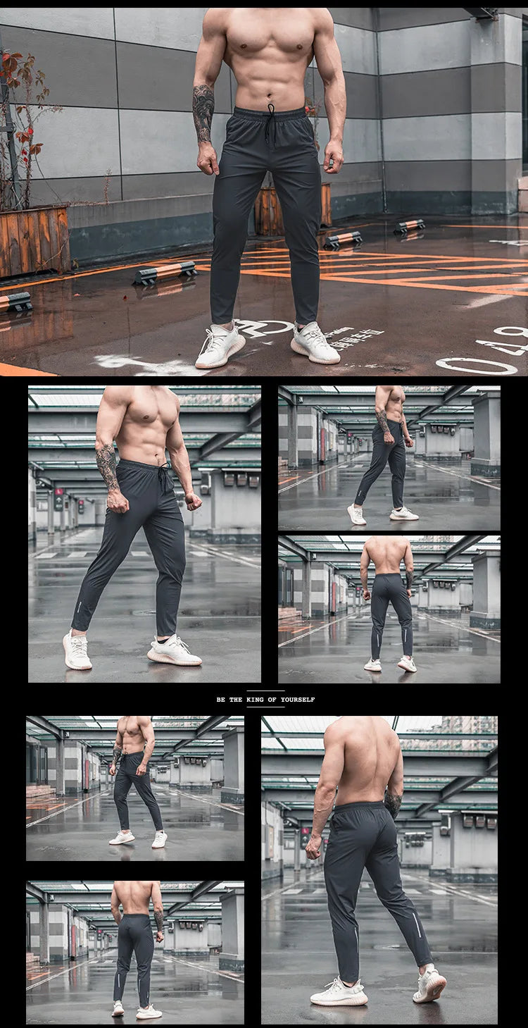 Men Running Sweatpants | Slim Athletic Sweatpants, Ankle Banded Trousers for Outdoor Training