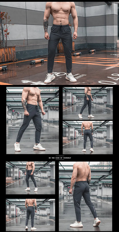 Men Running Sweatpants | Slim Athletic Sweatpants, Ankle Banded Trousers for Outdoor Training