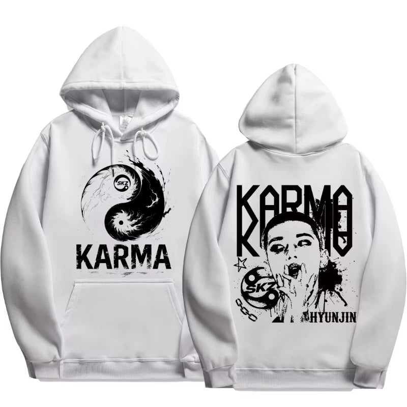 2025 Trendy Casual Loose Oversized Men's and Women's Hooded Sweatshirt FELIX Han BANGCHAN CHANGBIN HYUNJIN LEE KNOW K-POP