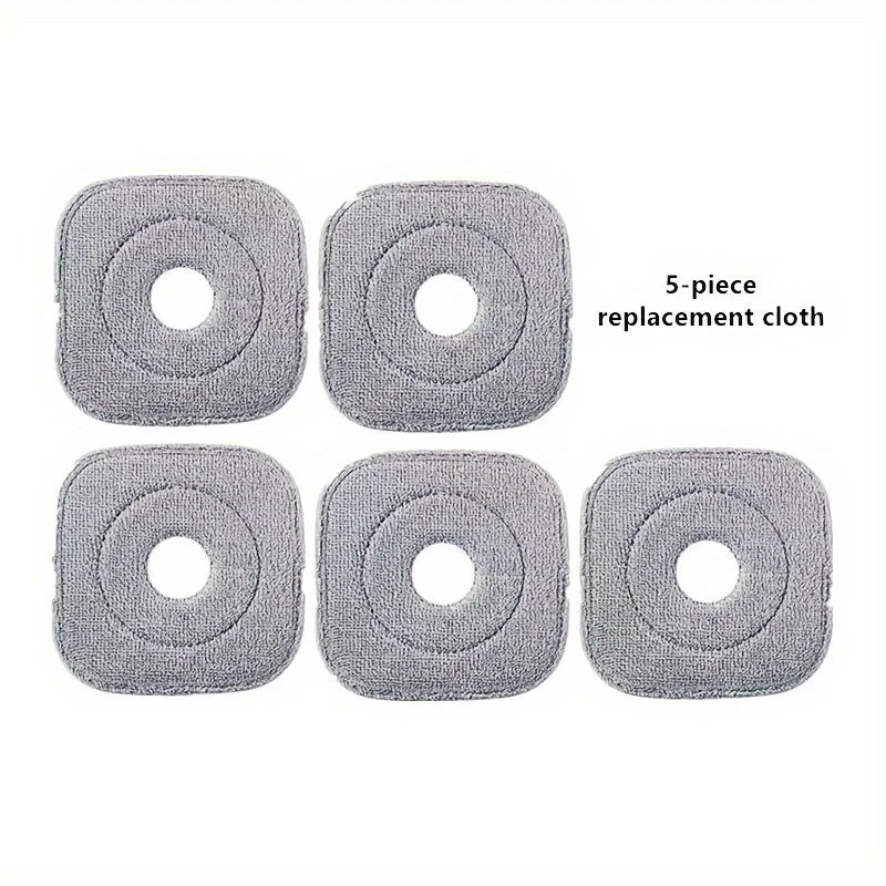 Mop Replacement Cloths - 5pcs Strong Decontamination Cleaning Tools for Flat Mop