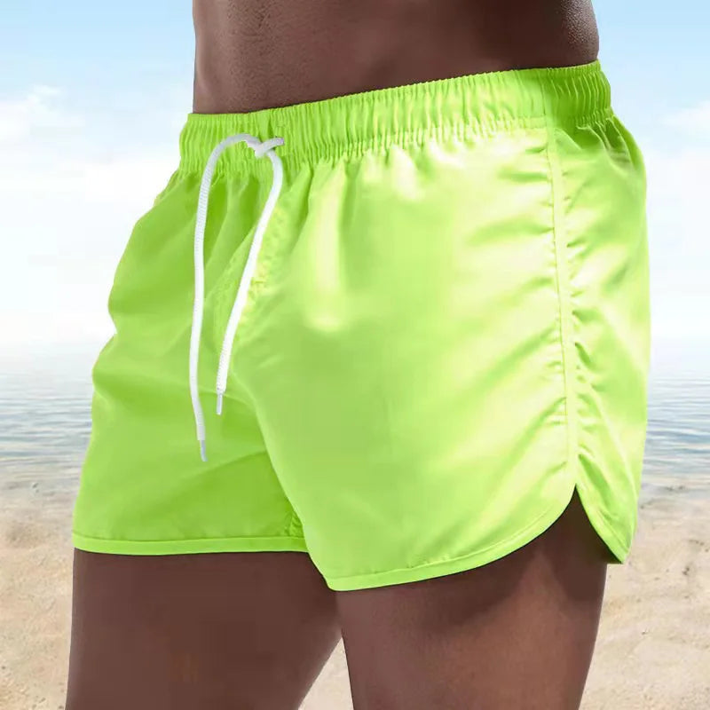 2026 Men's Swim Shorts Summer Colorful Swimwear Man Swimsuit Swimming Trunks Sexy Beach Shorts Surf Board Male Clothing Pants