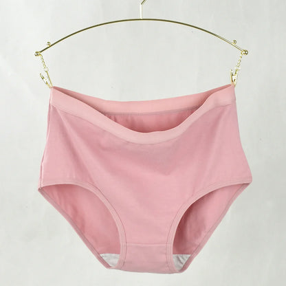 Pure Cotton Women's High Waist Underwear Panties Female Soft Breathable Underpants Woman Plus Size Intimate Lingerie Mom Briefs