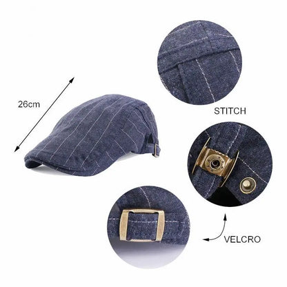 Painter Beret – Lightweight Adjustable Peaked Cap