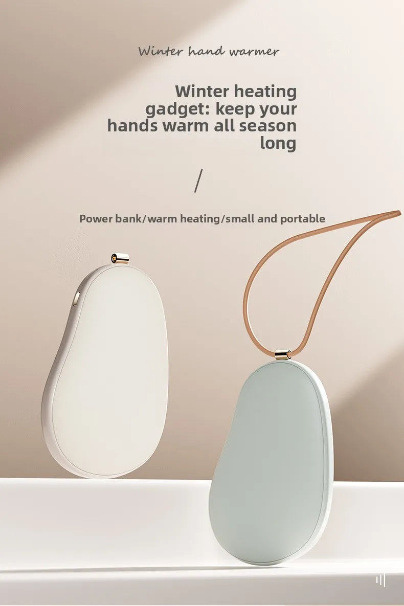 2-In-1 USB Mini Portable Charging Hand Warmer Egg Power Bank - Warm Your Hands In Winter