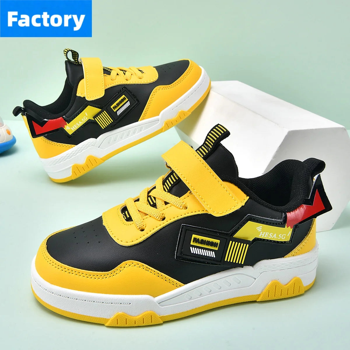 Kids Sneakers Cartoon Casual Shoes Boys Comfortable Sports Shoes Outdoor Nonslip Tennis Shoes Children Lightweight Running Shoes