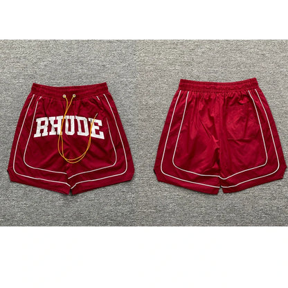 High Quality Streetwear Multi-color Rhude Beach Shorts Men Women Loose Breathable Casual Shorts