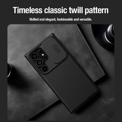 for Samsung Galaxy S26 S25 S24 S23 S22 Ultra Edge Case Nillkin CamShield Slide Camera Cover for S24 FE S23 Plus Lens Cases