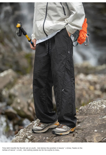 TFETTERS Brand Outdoors Men's Cargo Pants 2026 Spring Summer Outdoors Outing Casual Pants Man Watertight Baggy Riding Clothes