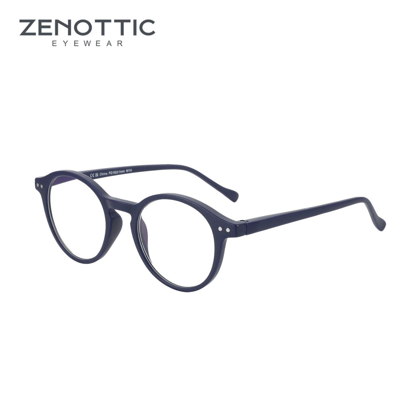 Retro Reading Glasses | Anti Glare, UV400 Protection, Circular Frame Stylish Reading Glasses