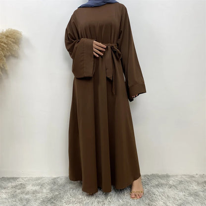 Modest Abaya Dress Ramadan Kaftan For Women | Elegant Muslim Maxi Robe