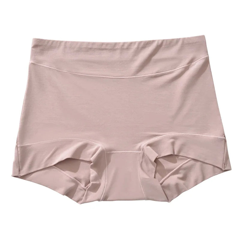 Women's Underwear 60s Modal Fabric Panties for Women High-Rise Female Underwear Briefs Cozy Underpants Plus Size Safety Shorts