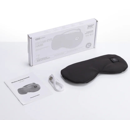 Electric Steam Heated Eye Mask for Dry Eyes Cordless Hot Compress Sleep Mask Portable Warm Eyemask Eye Fatigue Relief
