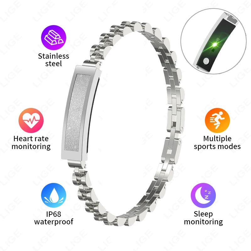 2026 New Smart Watch Pedometer Health Smart Bracelet Women Men Sports Fitness Waterproof Heart Rate Sleep Monitoring Wristbands