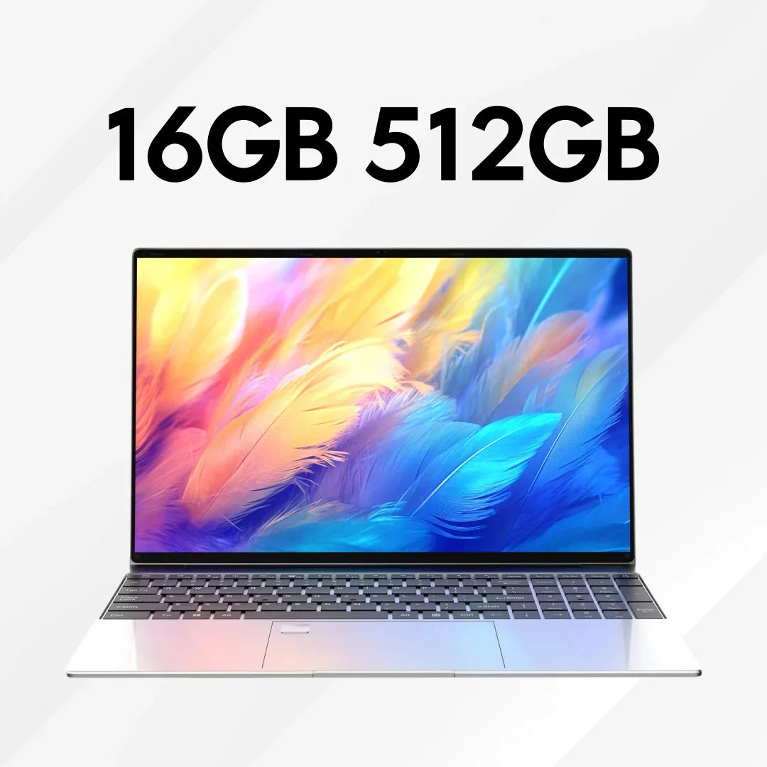 18.5' Laptop Intel Core I5 16GB 2TB 10000mAh Backlit Keyboard Fingerprint Unlock Windows 11 Gamer Office Notebook 1920x1080 PC
