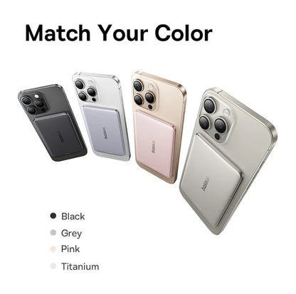 【CCC】Baseus 10000mAh Magnetic Power Bank PD 27W, 5000mAh Magnetic Power Bank PD 20W Card-Sized Powerbank For iPhone 17 Samsung