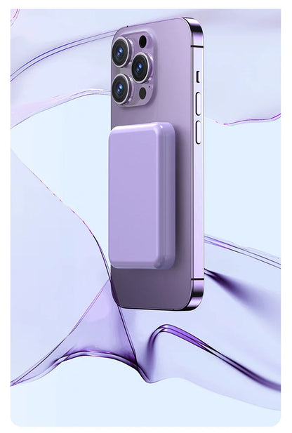 50000mAh Wireless Magnetic Power Bank Charger Fast Charging Portable Charger External Spare Battery For Apple iPhone Android