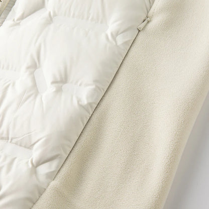 Duck Down Jacket - Warm Winter Fleece Windproof Outdoor Coat for Hiking
