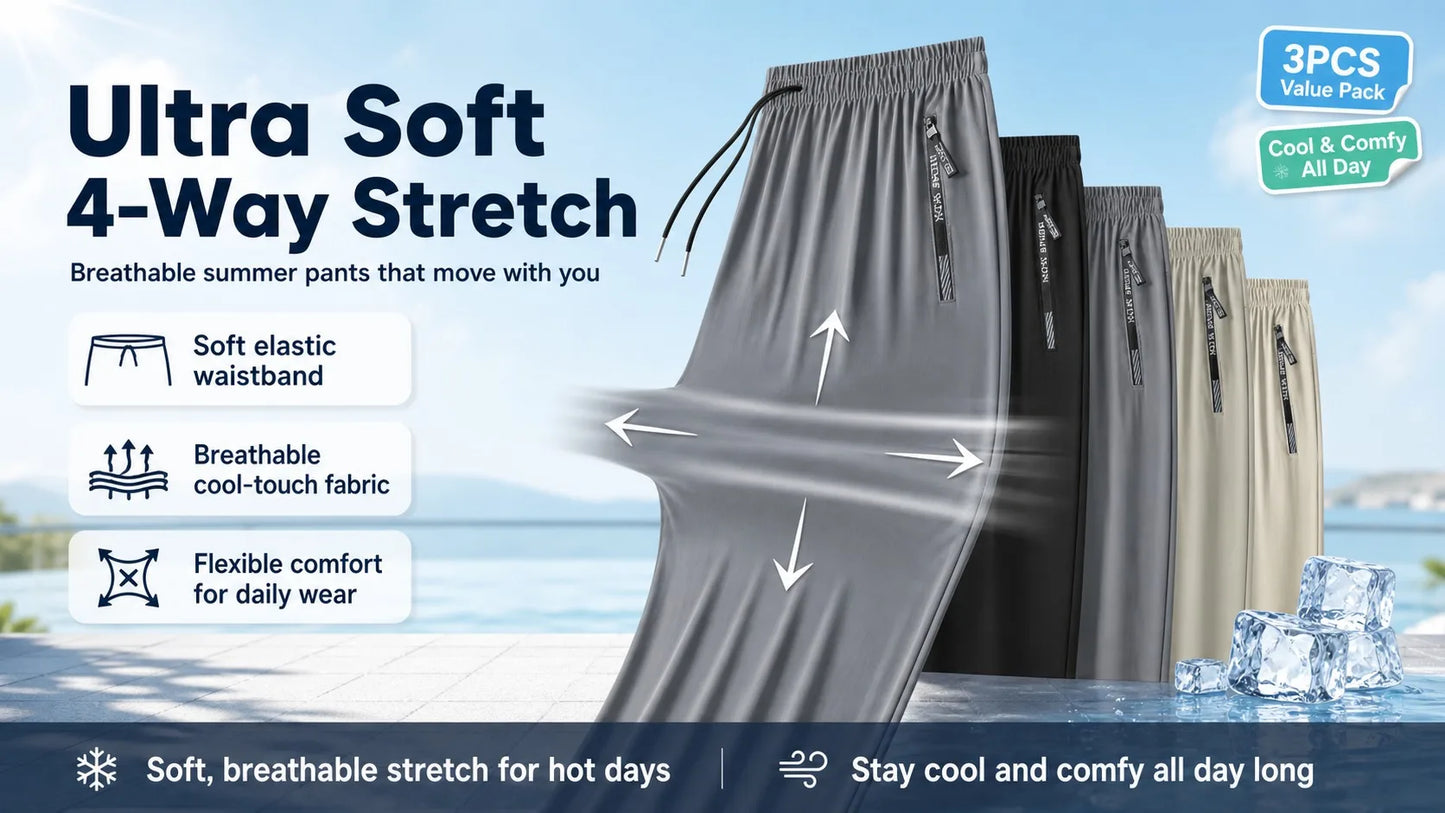 Sweatpants Summer Thin Casual Sports Jogging Pants For Men Casual Leggings Trousers Football Gift Man Fishing Training Clothes