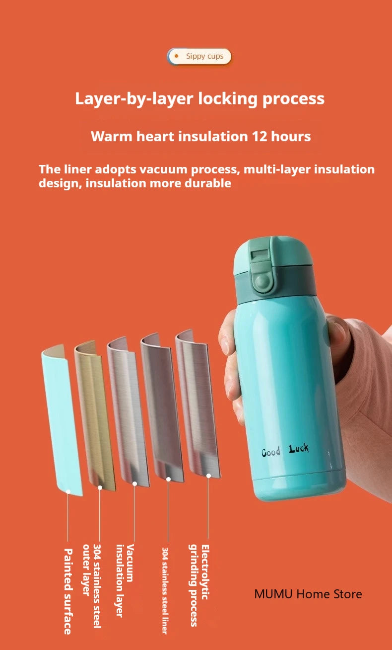 200ML/350ML Stainless Steel Pocket Cup Travel Thermal Coffee Mug Mini Thermos Cup Vacuum Flask Insulated Cup Sport Water Bottle