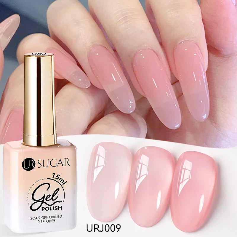 Jelly Gel Polish - Eco Friendly Semi Permanent UV LED Nail Polish for Salon Use