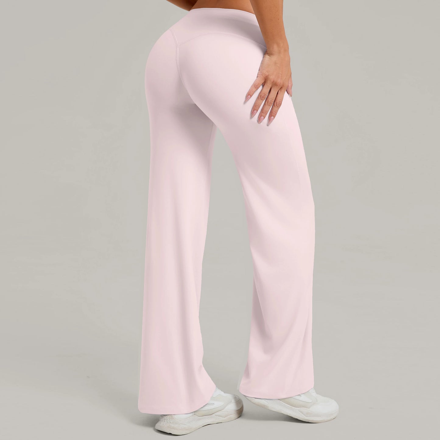Women Yoga Pants – Soft Stretchy Fabric Full Length Leggings With Elastic Waist