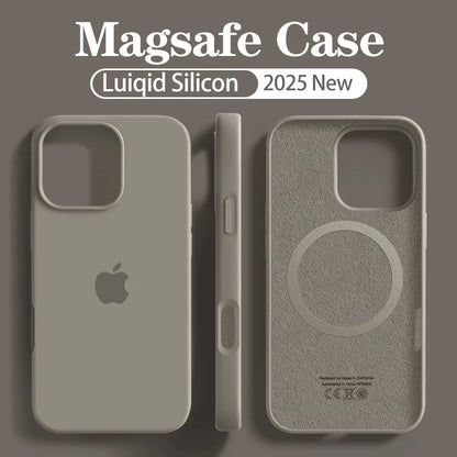 Magsafe Silicone Case - Liquid Silicone Cover for Apple iPhone Pro Max | Magnetic Wireless Charging