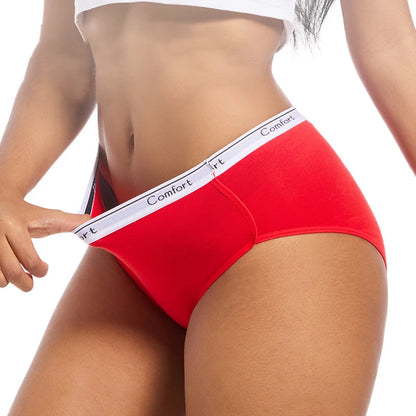 1pcs Girl Menstrual Panties Women's Physiological Briefs Ladies Period Leak Proof Panty High Waist Cotton Underwear