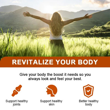 Hydrolyzed Fish Collagen - Marine Collagen, Skin Health, Anti-aging Antioxidant, ‌supports Joint and Bone Health