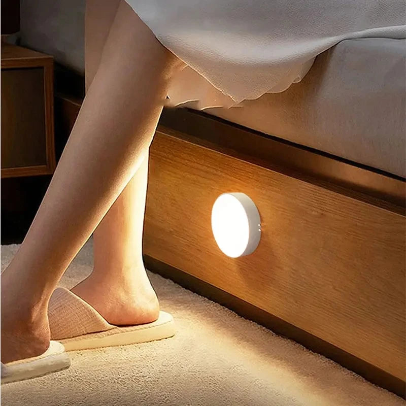 LED Motion Sensor Night Light - Wireless LED Detector Lamp for Bedroom, Staircase, Closet, Cabinet and Room Decor-