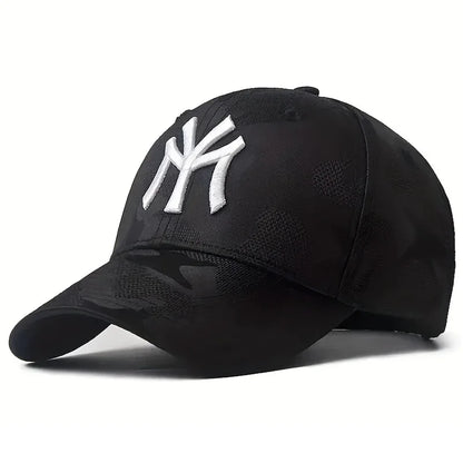 Embroidered Camo Baseball Cap – Adjustable Unisex Sports & Golf Hat