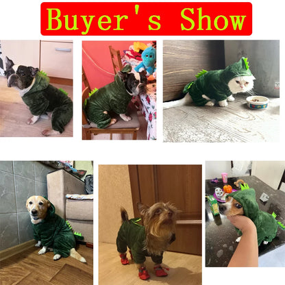 Pet Dog Clothes Soft Warm Fleece Dogs Jumpsuits Pet Clothing for Small Dogs Puppy Cats Hoodies Chihuahua Yorkshire Costume Coats