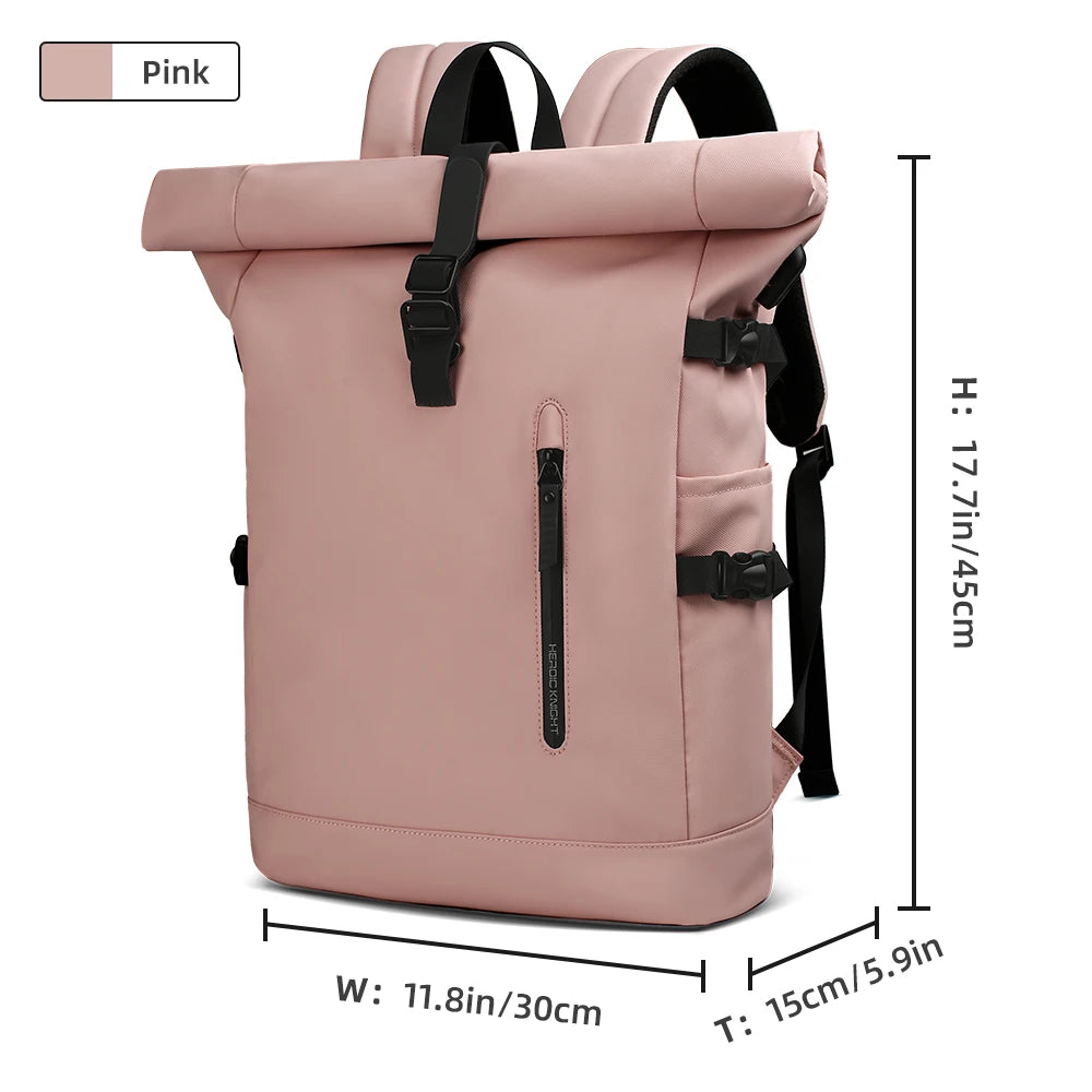 Expandable Waterproof Travel Backpack - Large Capacity 156 Laptop Bag with USB Port