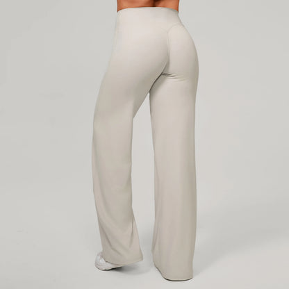 Women Yoga Pants – Soft Stretchy Fabric Full Length Leggings With Elastic Waist