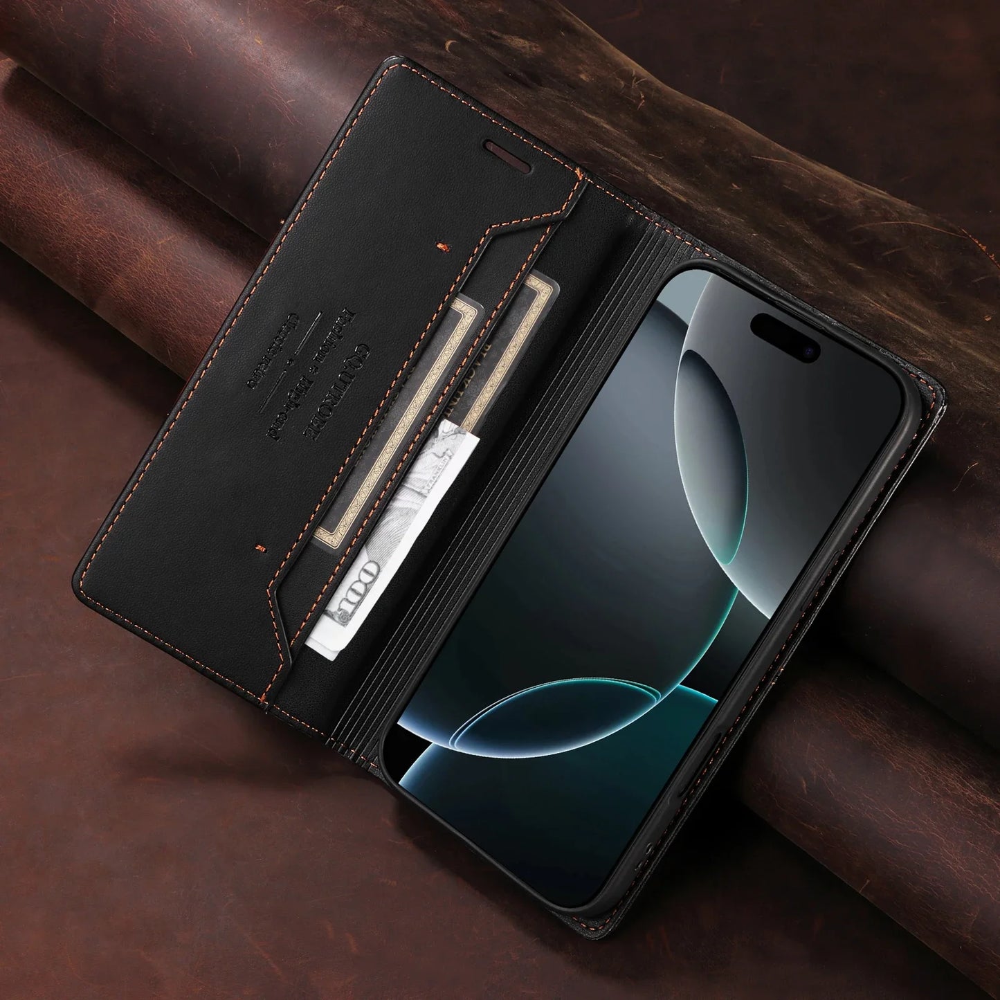 Flip Leather Case for Samsung Galaxy S26 S25 S24 S23 FE S22 S21 S20 Plus Note20 Ultra A17 A37 A16 A36 A56 A26 Wallet Phone Cover