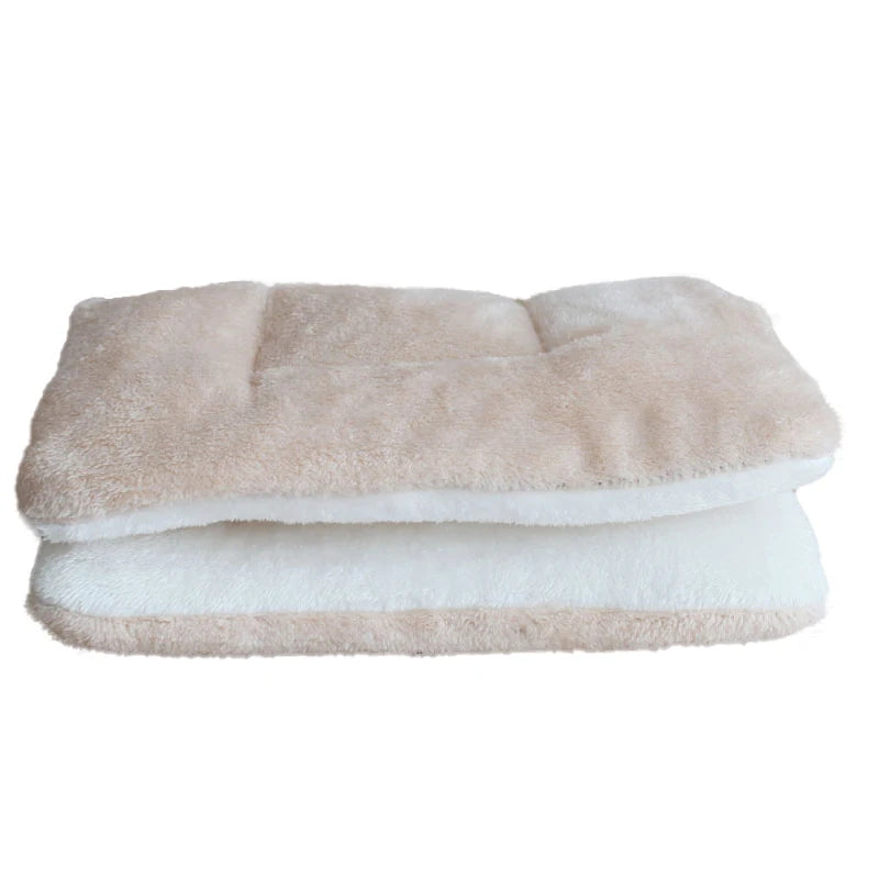 Flannel Pet Pad Dog Bed Thickened Sleeping Pad Dog Blanket Suitable for Chihuahua Labrador Puppy Kitten Small Large Dog Pet Rug