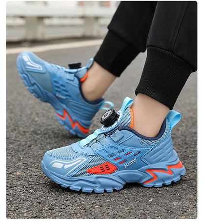 Children Athletic Sneakers Summer Breathable Lightweight Outdoor Running Shoes Non-slip Tennis for Boys Kids Sports Size 28-39