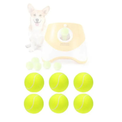 A Tennis Balls for Dogs, 2-Inch Size, Compatible with Most Automatic Ball Launchers Idea for Small Dogs(12 Balls Only)