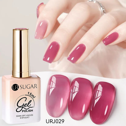 Jelly Gel Polish - Eco Friendly Semi Permanent UV LED Nail Polish for Salon Use