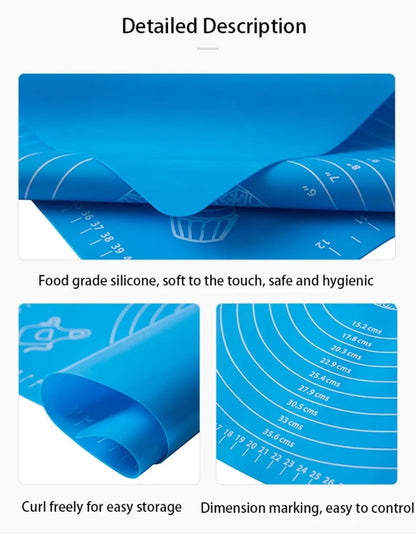 Silicone Baking Mat – Non-Stick Heat-Resistant Pastry & Dough Mat