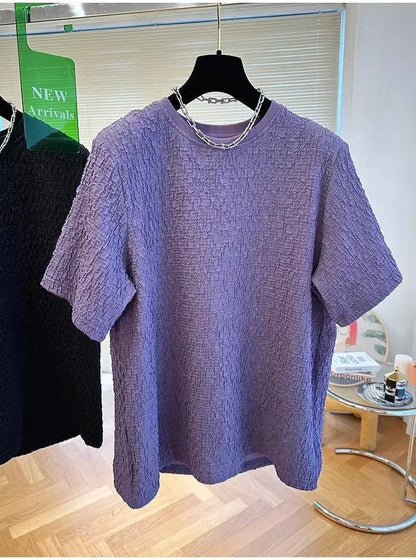 Men's Casual T-Shirt – Loose Breathable Quick-Dry Korean Top