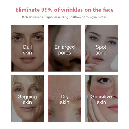 Retinol and Collagen Facial and Neck Care Stick Containing Hyaluronic Acid 5%, Moisturizing and Firming, Locking in Moisture, Day and Night Care, Portable Skin Care