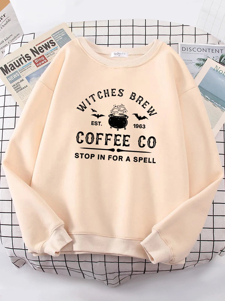 Simple autumn women's hoodie, casual fleece long sleeved warm full set women's pullover