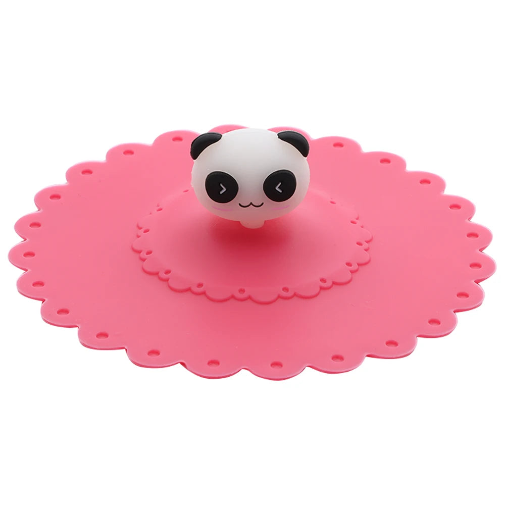 Silicone Cup Lids – Cute 10cm Leakproof Heat-Resistant Mug Covers