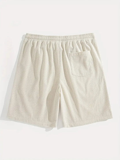 Men's Summer Casual Sports Shorts Plaid Checkered Loose Knee Length Shorts American Fashion Sports Street Shorts