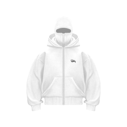 2025 New Hoodie Mens Loose Hooded Zipper Jacket Gothic Star Fashion Punk Y2k Hip Hop Harajuku Clothing Men Sweatshirts Oversized