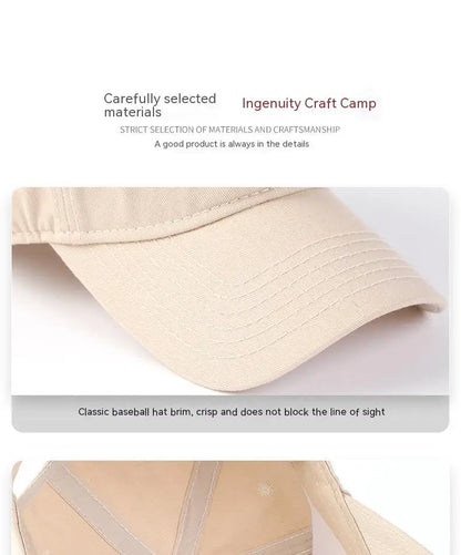 Oversize Big Head Man Plus Size Baseball Cap Spring Summer Thin Fabric Mesh Sun Hat Male Snapback M 55-59cm L 60-64cm