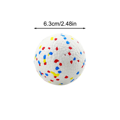 Bite Resistant Solid Dog Ball Toys for Small Large Dogs High Elasticity E-TPU Pet Chew Ball Toy Non Squeak Interactive Puppy Toy